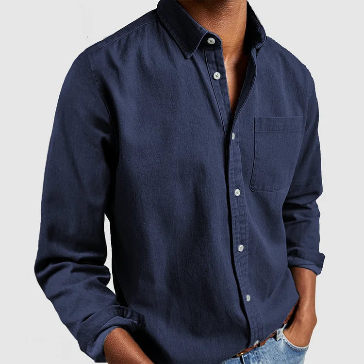 Cotton Blend Casual Shirt for Men