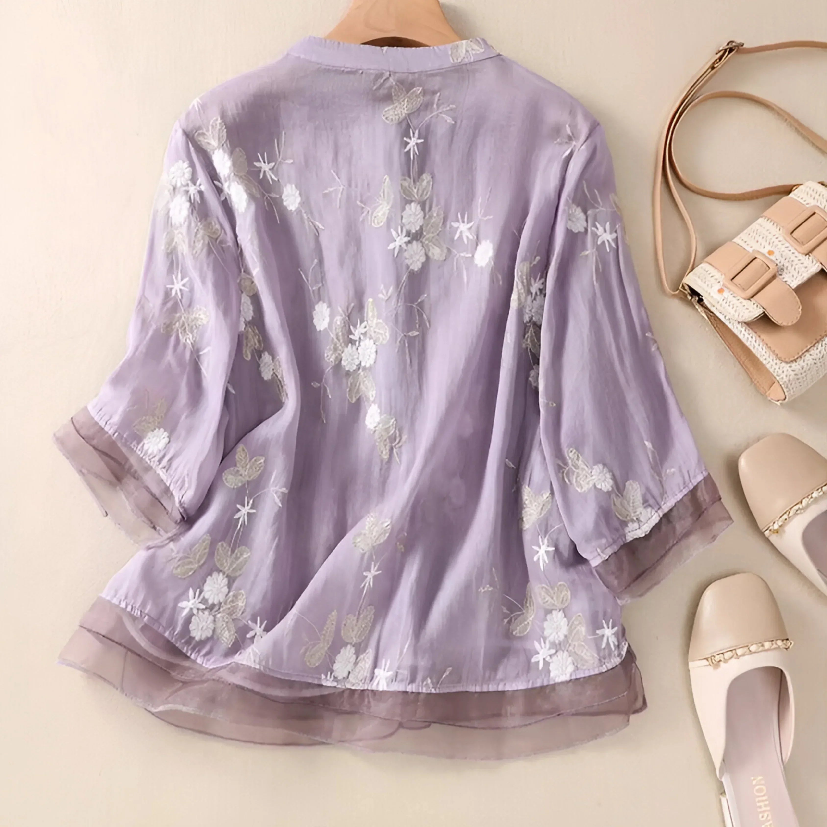 Cotton Linen Blouse for Women