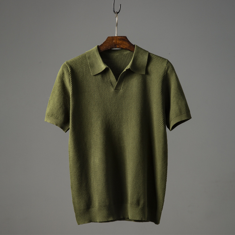 Cotton-Blend Polo Shirt for Men