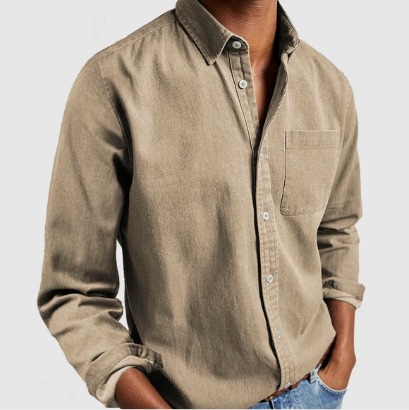 Cotton Blend Casual Shirt for Men